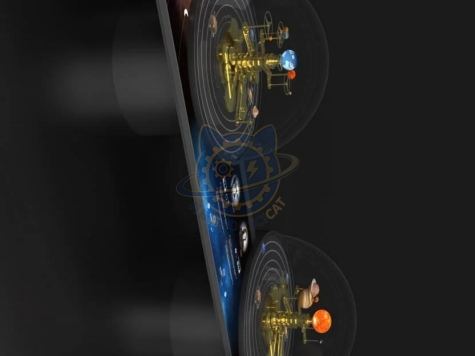 Geocentric and heliocentric theories — Aerospace & Astronomy exhibit for science museums
