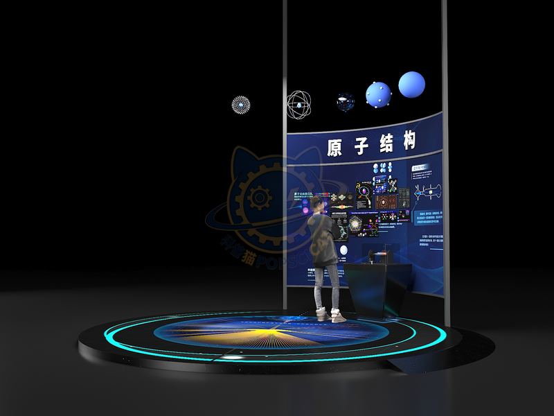 Go inside the atom and take a look — Frontier Technology exhibit for science museums