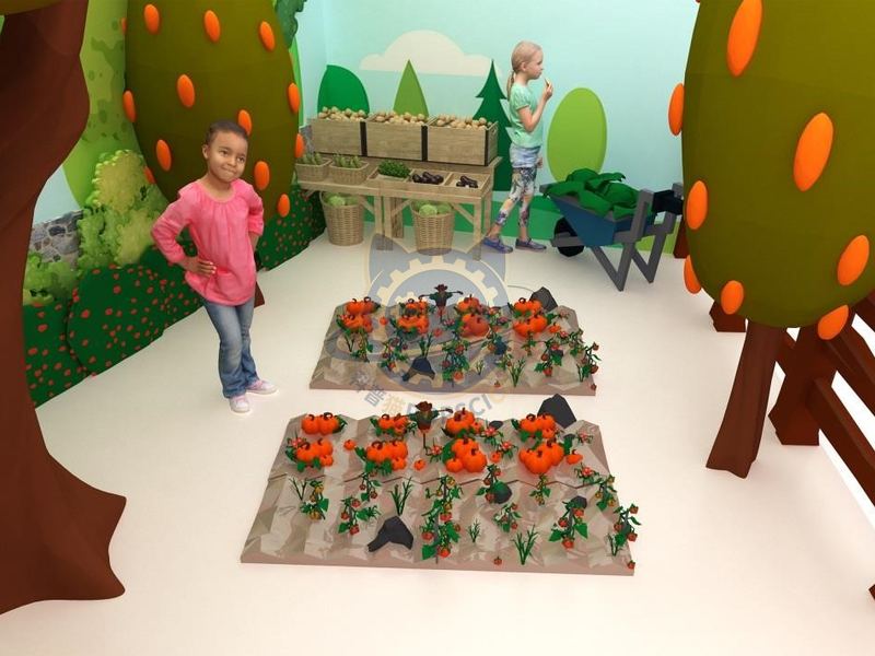 grow vegetables — Earth & Ecology exhibit for science museums