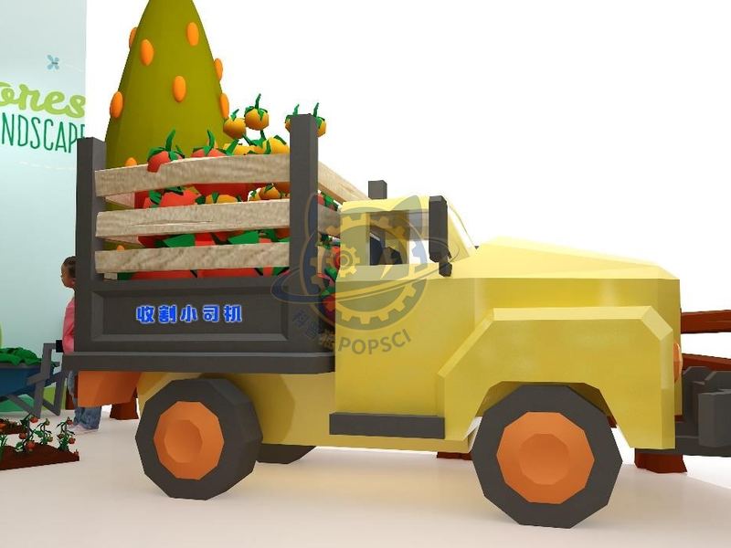 Harvesting small drivers — Earth & Ecology exhibit for science museums