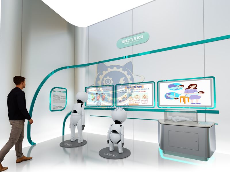 Heimlich Maneuver — Life Science & Health exhibit for science museums