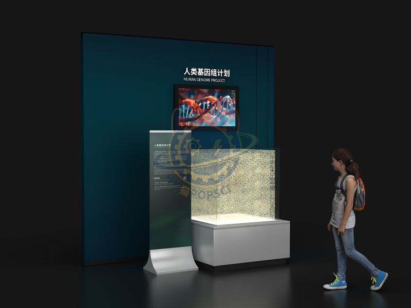 human genome project — Life Science & Health exhibit for science museums