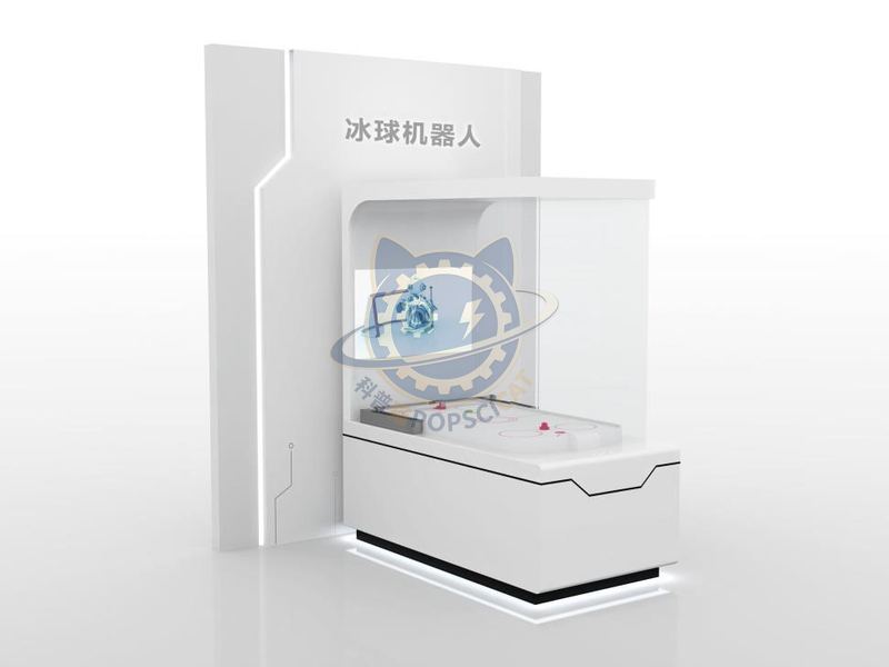 Ice hockey robot — Technology & Everyday Life exhibit for science museums