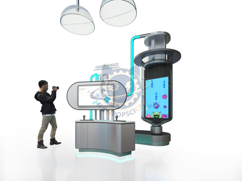Immunotherapy drug development — Life Science & Health exhibit for science museums