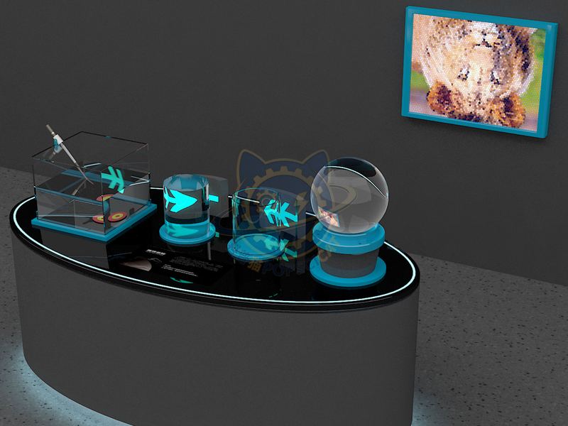 Incredible refraction — Basic Science exhibit for science museums