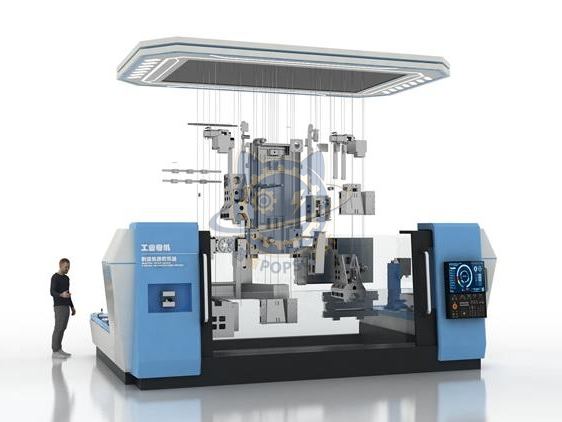 Industrial mother machine — Frontier Technology exhibit for science museums