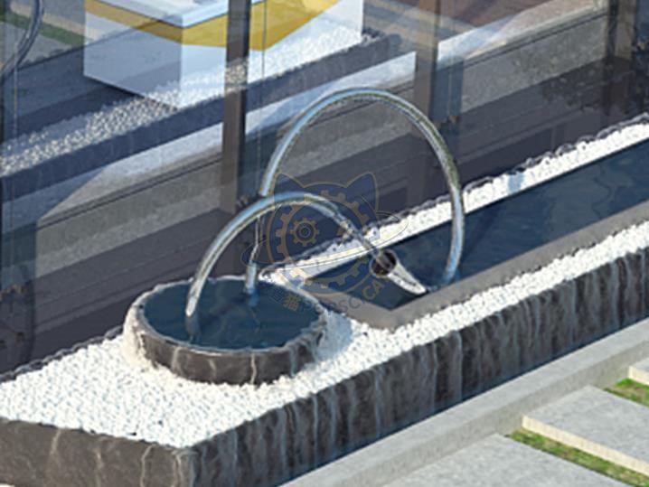 Infinite water flow — Signature & Outdoor exhibit for science museums