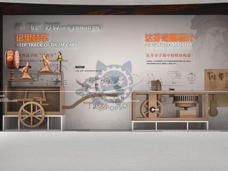 Ji Li Drum Cart — City & Society exhibit for science museums
