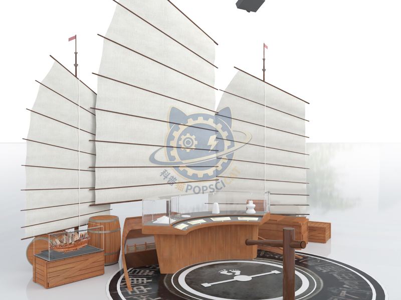 King of the Sea - Zheng He Treasure Ship — Earth & Ecology exhibit for science museums