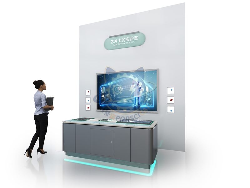 Laboratory on Chip — Life Science & Health exhibit for science museums