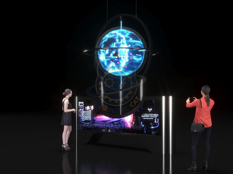 Laser cooling — Frontier Technology exhibit for science museums