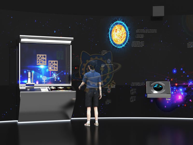 Laser engraving — Frontier Technology exhibit for science museums