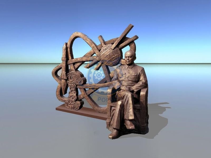 Leading figure in Chinese science — Signature & Outdoor exhibit for science museums