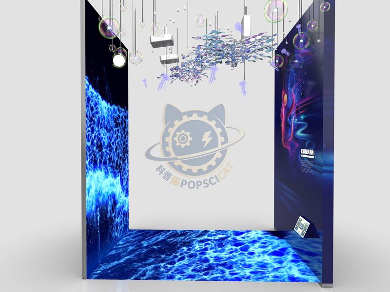 Let the ocean flow indoors — Digital & AI exhibit for science museums