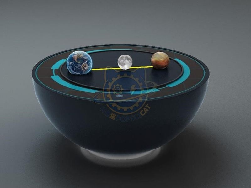 Light speed and light year — Aerospace & Astronomy exhibit for science museums