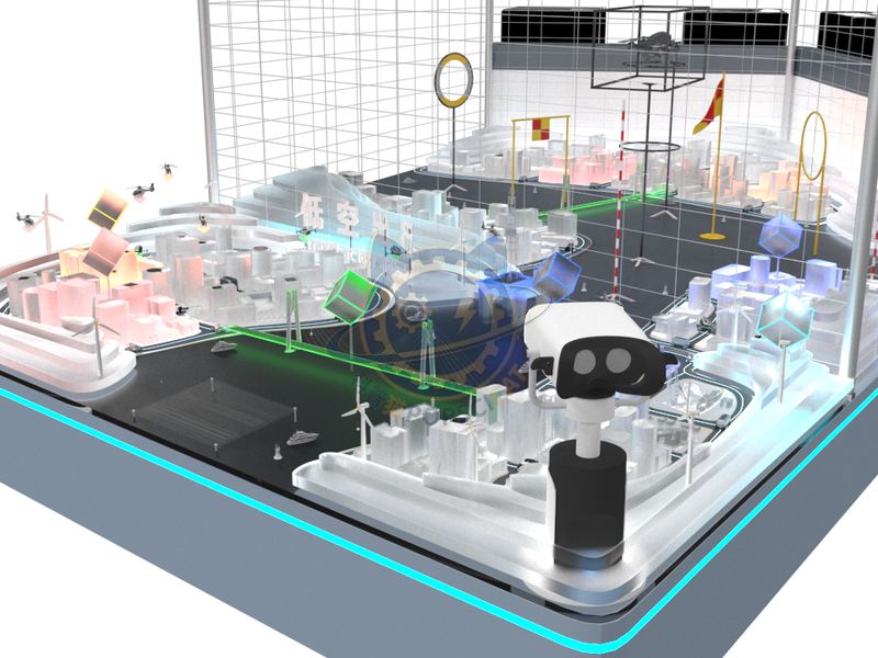 Low altitude travel — City & Society exhibit for science museums