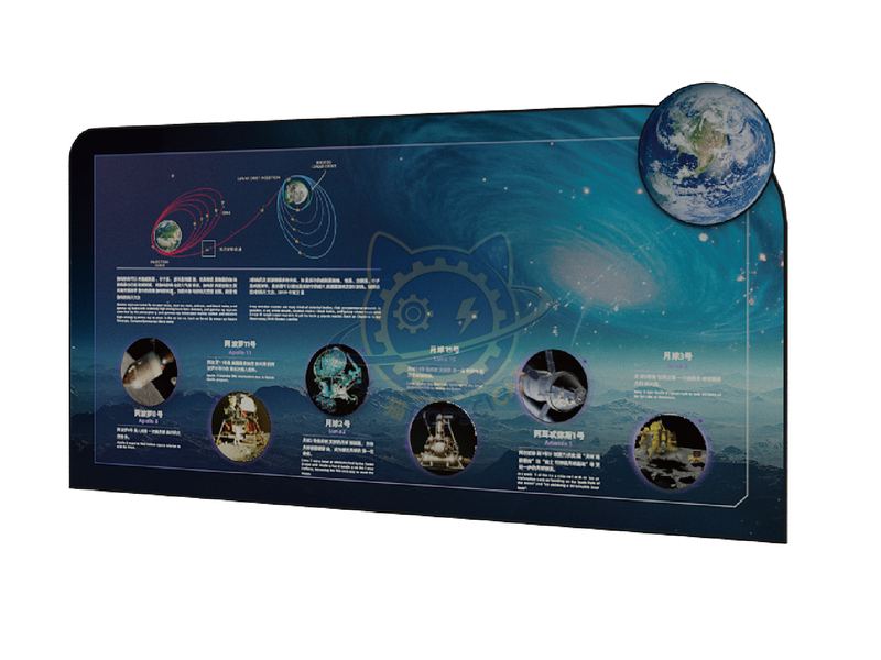 Lunar exploration — Aerospace & Astronomy exhibit for science museums