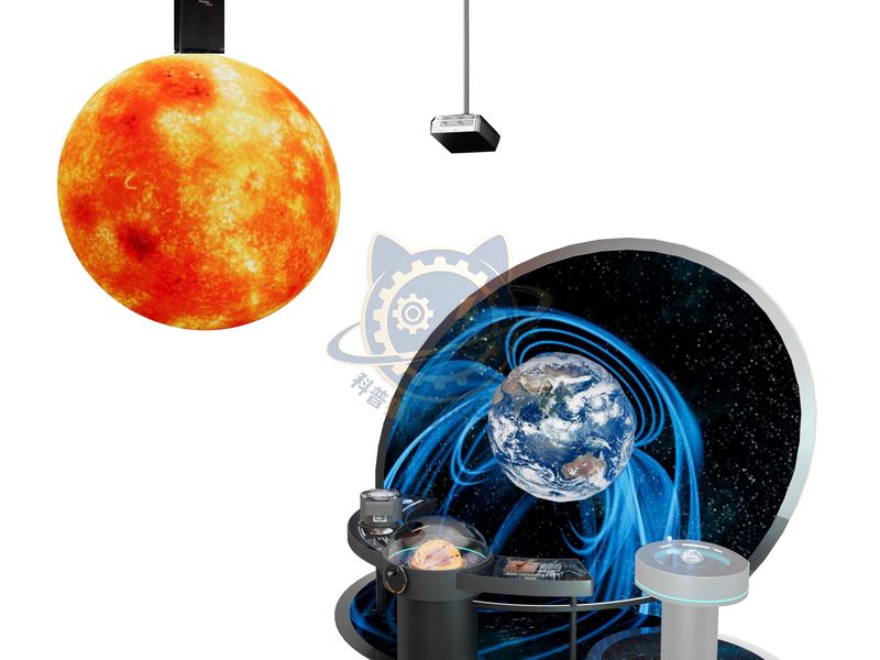 Magnetic field shield — Earth & Ecology exhibit for science museums