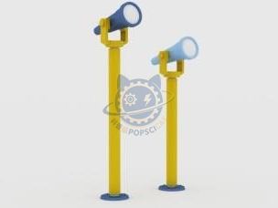 Maritime telescope — Earth & Ecology exhibit for science museums