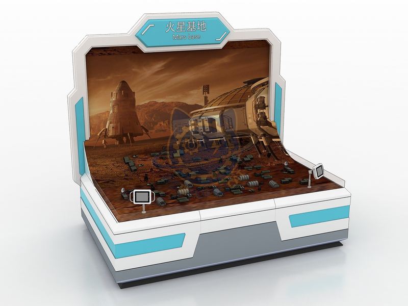Mars base — Digital & AI exhibit for science museums