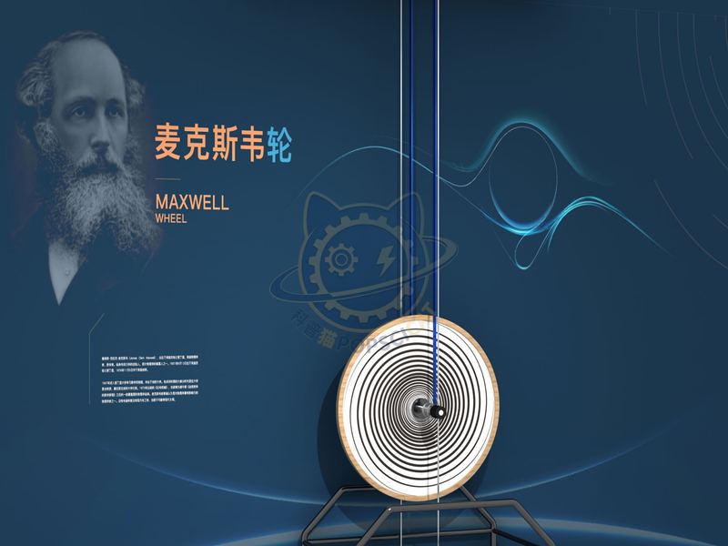 Maxwell Wheel — Basic Science exhibit for science museums