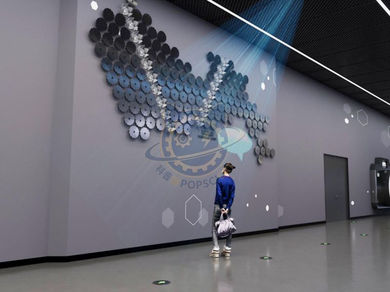 Mechanical Bloom — Digital & AI exhibit for science museums