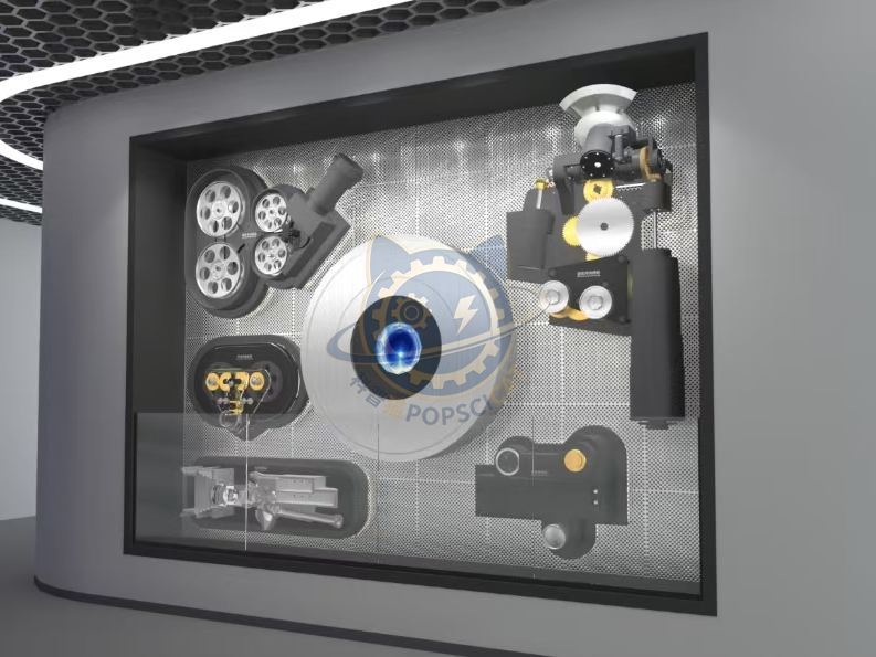Mechanical Phantom Wall — Digital & AI exhibit for science museums