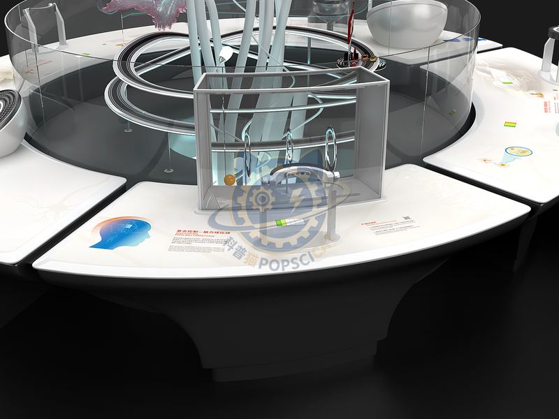 Mind Control - Brain Ball Competition — Digital & AI exhibit for science museums