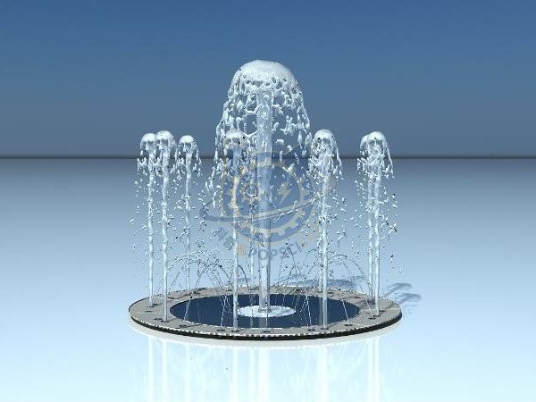 musical fountain — Signature & Outdoor exhibit for science museums