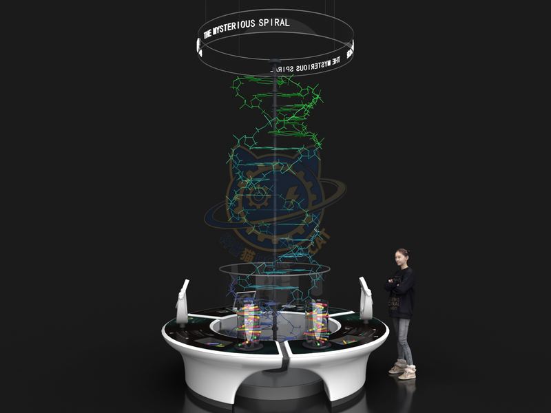 Mysterious Spiral — Life Science & Health exhibit for science museums