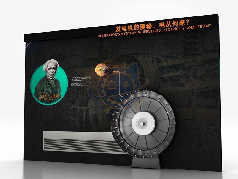 The mystery of generators: where does electricity come from? — Basic Science exhibit for science museums
