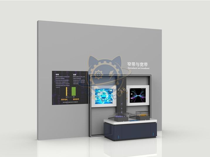 Narrowband and Broadband — Frontier Technology exhibit for science museums