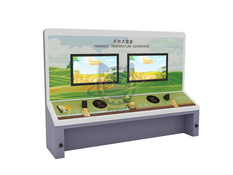 Natural greenhouse — Earth & Ecology exhibit for science museums
