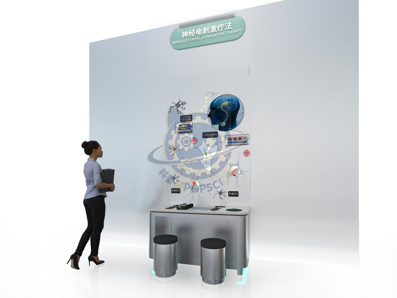 Neuroelectrical stimulation therapy — Life Science & Health exhibit for science museums