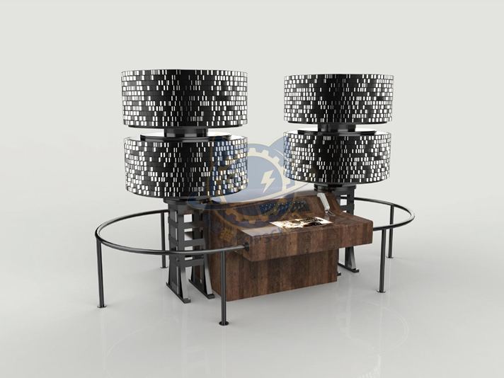 Number inquiry desk — Frontier Technology exhibit for science museums