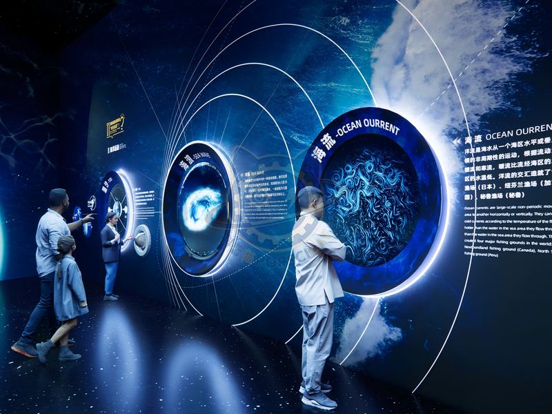 Ocean sports — Earth & Ecology exhibit for science museums