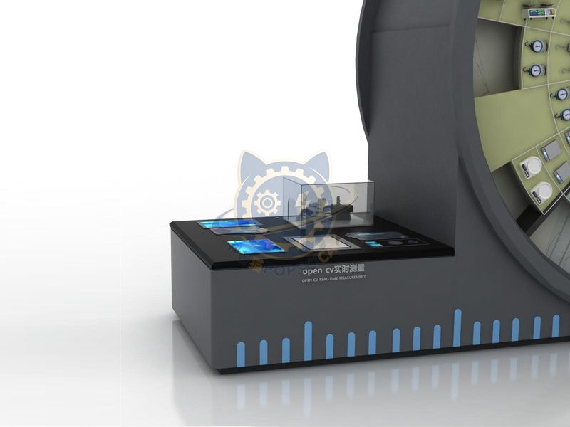 Open CV real-time measurement — Frontier Technology exhibit for science museums