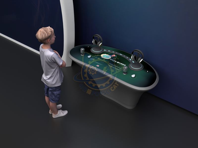 Out of control brain - language loss of control — Digital & AI exhibit for science museums