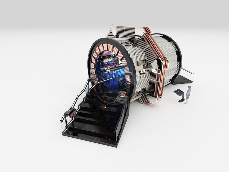 particle accelerator — Frontier Technology exhibit for science museums