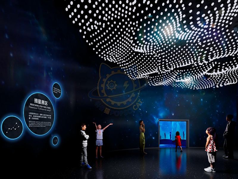 Plucking the Stars — Aerospace & Astronomy exhibit for science museums