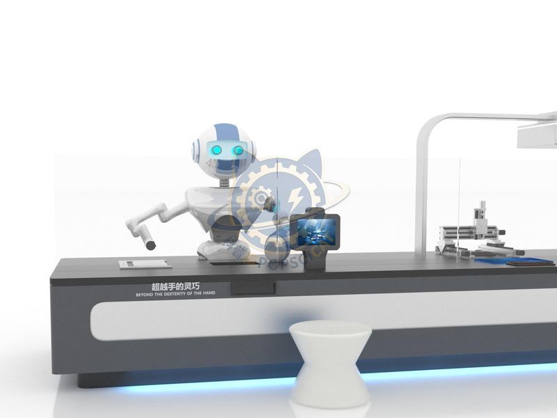 Portrait robot — Frontier Technology exhibit for science museums