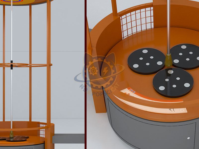 The power of repulsion and attraction — Basic Science exhibit for science museums
