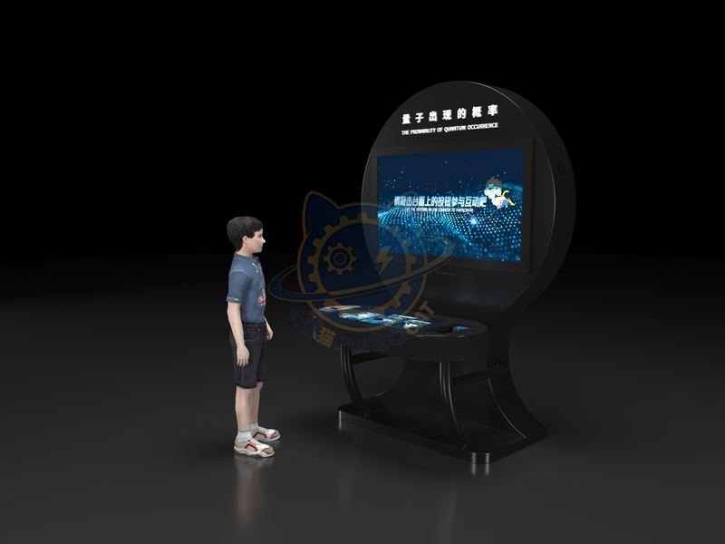 The probability of quantum emergence — Frontier Technology exhibit for science museums