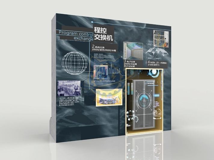program-controlled switch — Frontier Technology exhibit for science museums