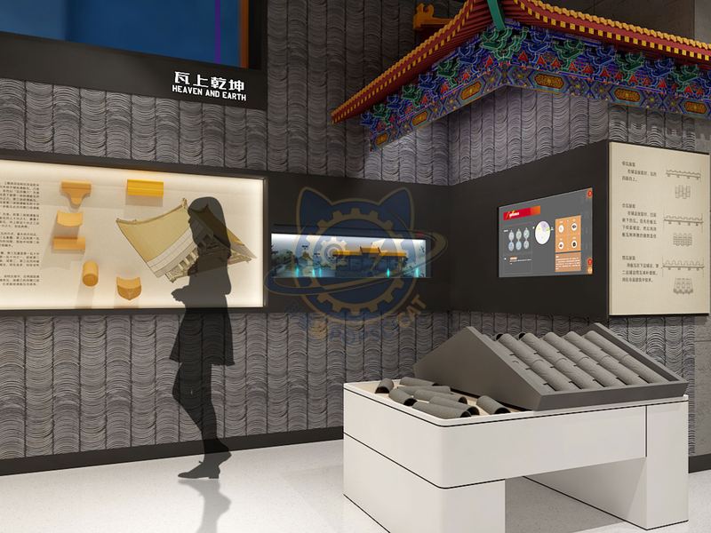 Qiankun on the tile — City & Society exhibit for science museums