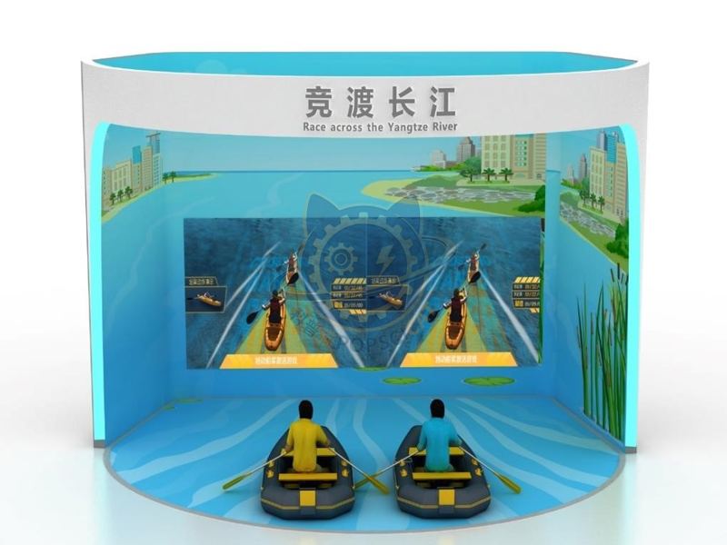 Racing across the Yangtze River — Technology & Everyday Life exhibit for science museums