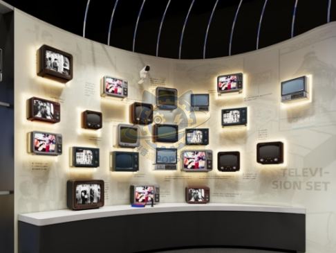 radio and television — Frontier Technology exhibit for science museums