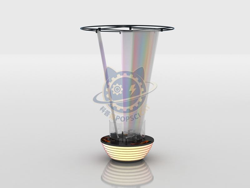 Rainbow and Dispersion — Basic Science exhibit for science museums