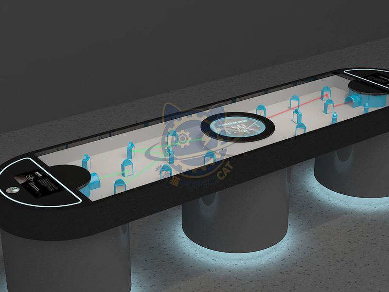 Reflective light path — Basic Science exhibit for science museums