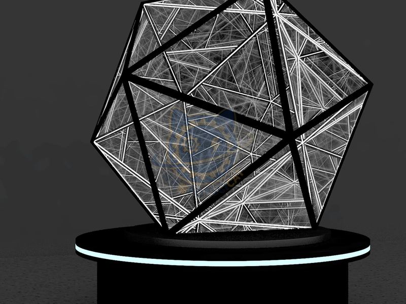 Regular polygon mirror — Basic Science exhibit for science museums